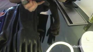 Rubber gloves black
