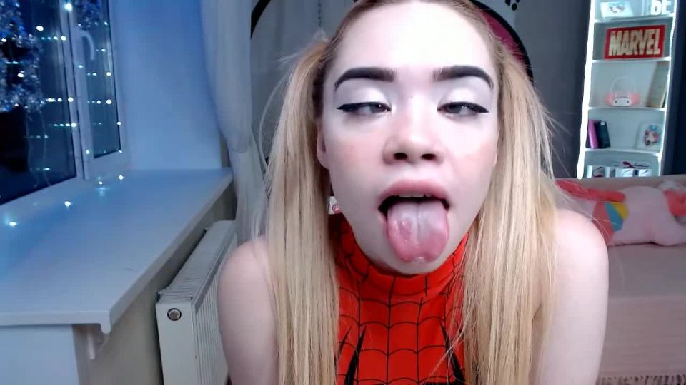 free xxx video 2 fat fetish porn Mia Melon – Spider Girl Begging Master To Cum, ahegao on fetish porn