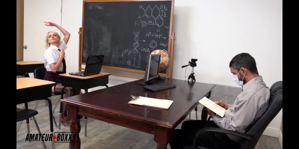 Alice Pink Fucks her School Teacher  ZOOM Class