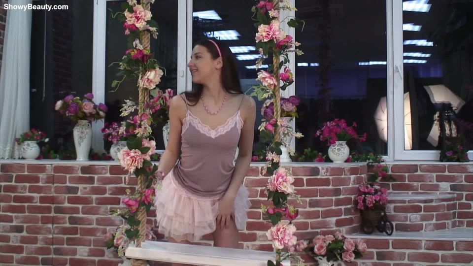 adult xxx clip 41 ShowyBeauty presents Adele in Flower Swing,  on teen  - teen - teen 