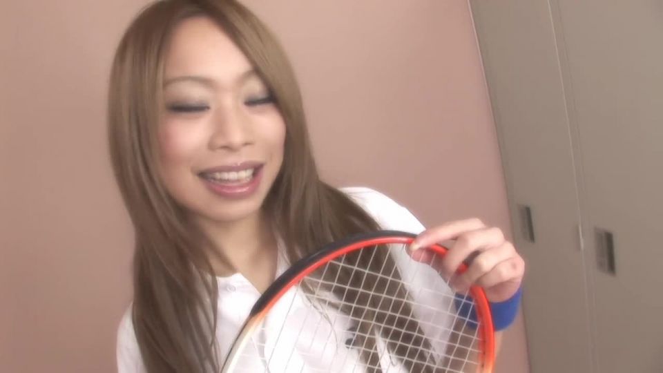 A tennis lesson for a cute Japanese babe BDSM!