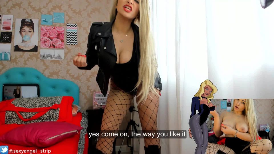 free adult clip 30 Emanuelly Raquel - Black Canary Jerk Off Instructions - buttplug - fetish porn real femdom