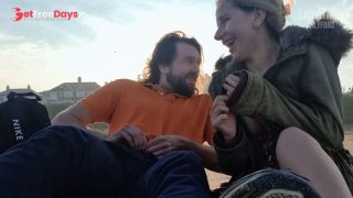 [GetFreeDays.com] WILD, Naughty Couple Play on Famous British Beach - TRAILER - Risky Public Porn Porn Video June 2023