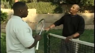 Nifty Tennis Court Fuck Scene Between Cinna Bunz Blowjob!
