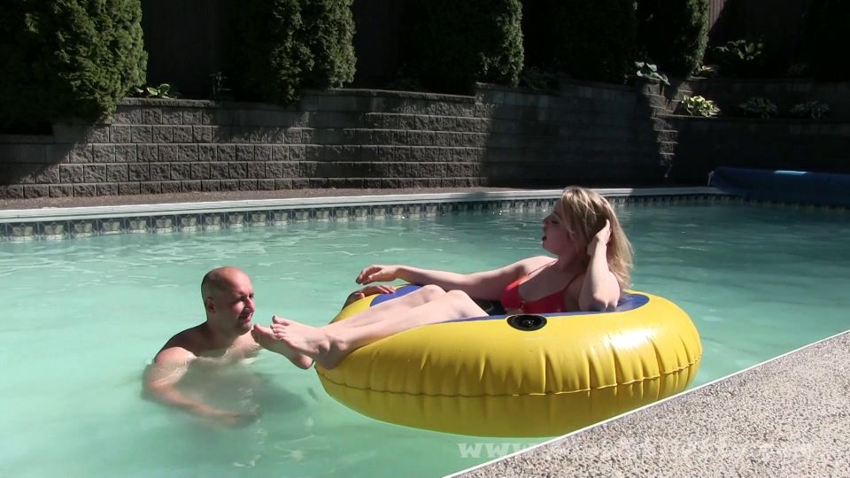 online video 44 Clubstiletto – Butt kissing Pool boy – Princess Mia, femdom bi slave on fetish porn 