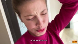 Did you see my scrunchy? - POV real sex with cute teen MihaNika69