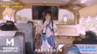 Jiang Youyi - Sex bus. Sexy female tour guide and passenger promiscuity tour [uncen] - Madou Media, Royal Asian Studio (HD 2021)