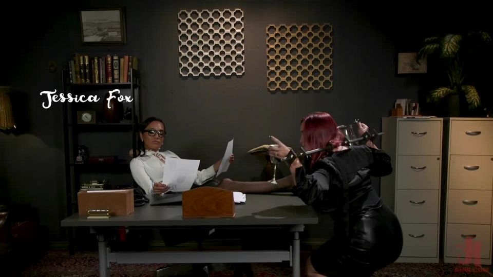 clip 40 Jessica Fox, Bella Rossi - The Office Slave: Jessica Fox Fucks Bella Rossi in Every Hole [HD 720p] - fetish - shemale porn femdom cruel whipping
