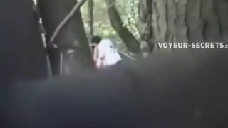 Spying an impulsive fuck in a park