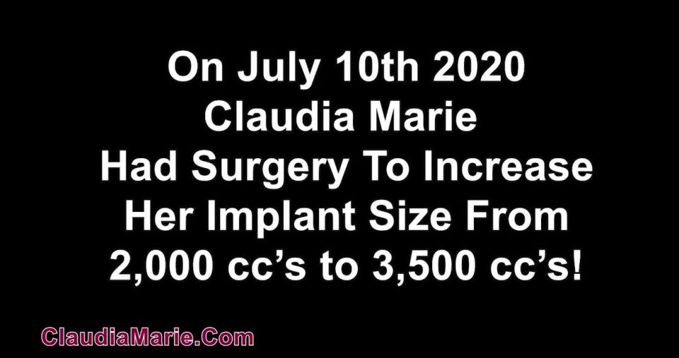 Claudia Marie Insane Oversized Fake Tits HD