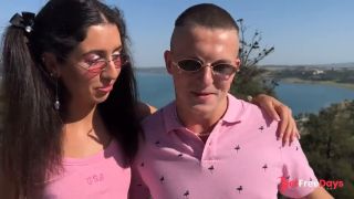 Fucked a Cute Bisexual Couple Bareback and Cum on Their Faces