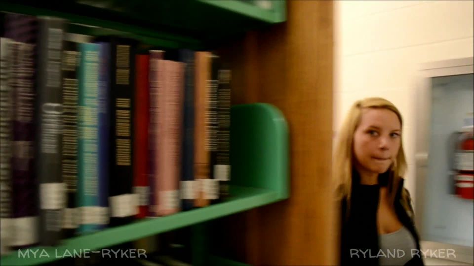 Mya Ryker The Library Video - Public Flashing