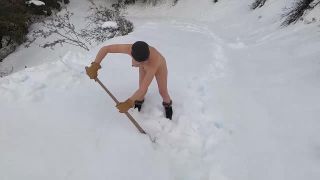 online clip 1 itching fetish BondageLife – Snow Shoveling – Rachel Greyhound, bdsm on femdom porn