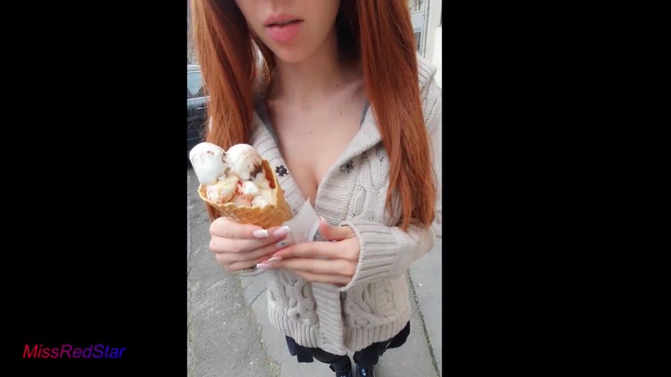 xxx video clip 37 MissRedStar - Random Guy Offered to Busty Teen Ice Cream for TITFUCK ... So I DID IT  | big tits | big tits porn converse fetish porn