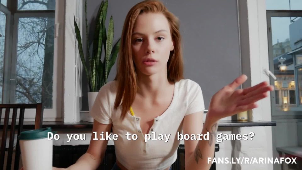 AriaVixPlaying with a school friend in Scrabble  Fuck on the table - FoxyElf - POV - doggystyle missionary