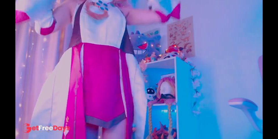 Yae Miko From Genshin Impact Gets Horny And Fingers Herself Til Cum
