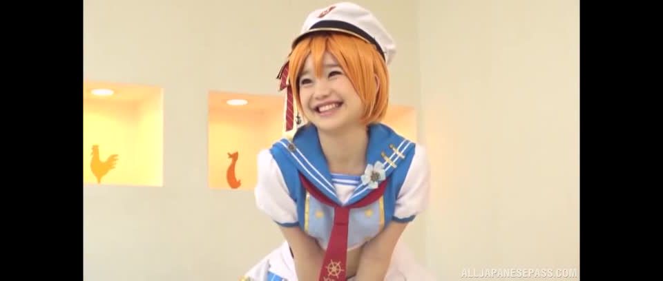 Awesome Cosplay babe, Himekawa Yuuna got nailed Video Online