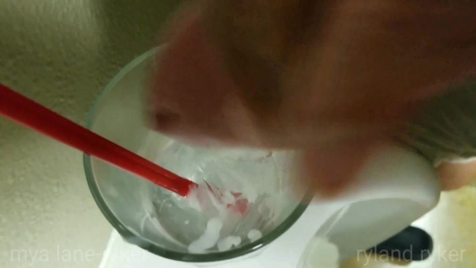 Drinking Cum  Being Watched At A Sex Shop 1080p