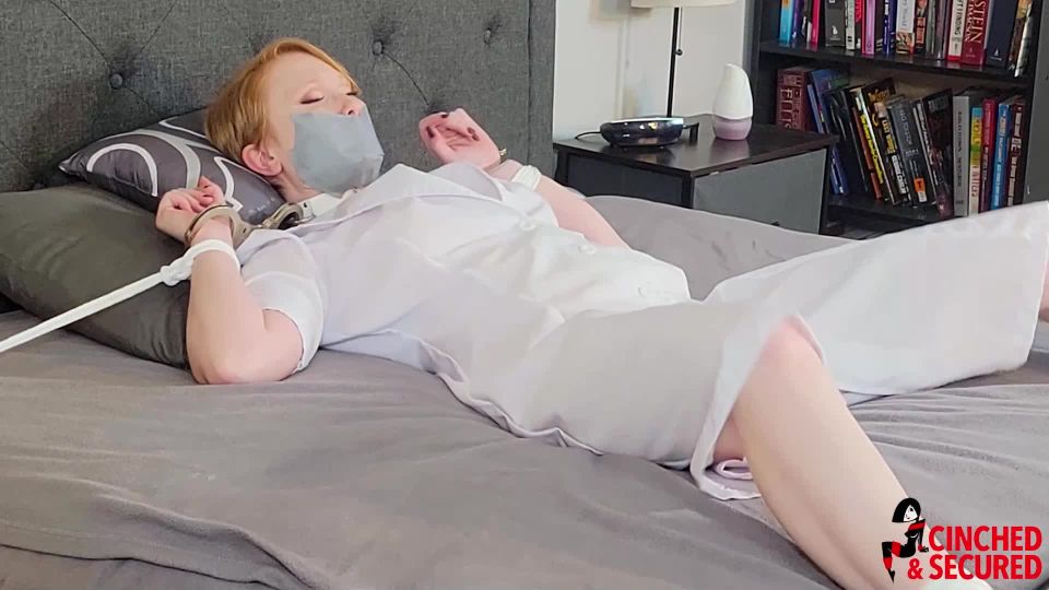 xxx clip 14 Cinched and Secured – Izzabella Robbins – The Naked Nurse on femdom porn mistress di femdom