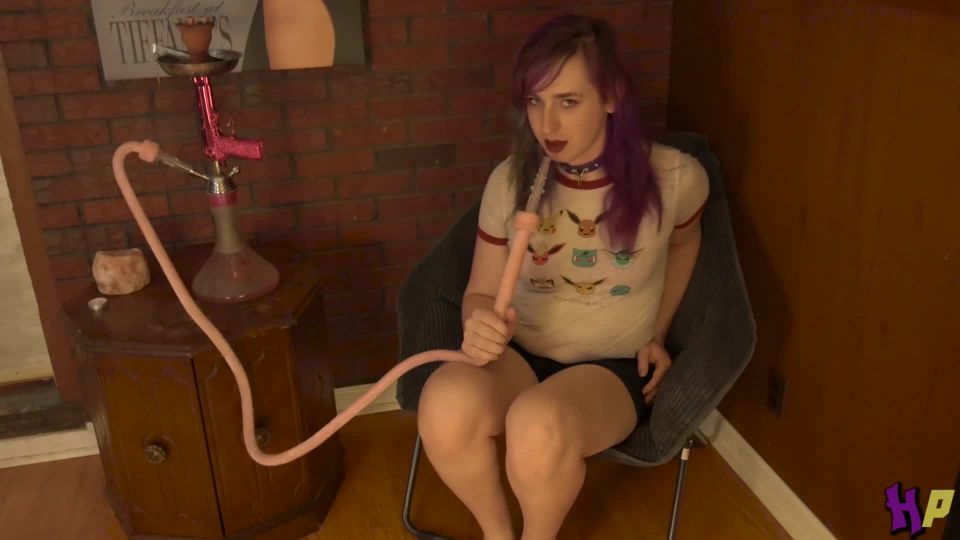 porn clip 40 [PornHub] Scout London - Nerdy Trans Stoner Girlfriend Smoking Hookah In Lingerie While Jacking O... | shemale | solo female japanese panty fetish