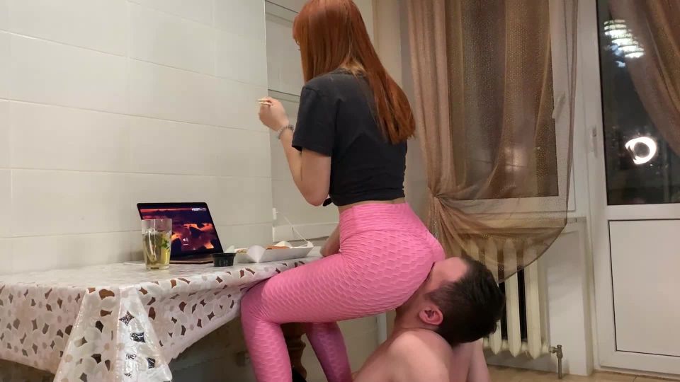 online adult video 23 Kira Has Dinner In The Kitchen Using Her Boyfriend As Human | ass humiliation | fetish porn sasha grey femdom