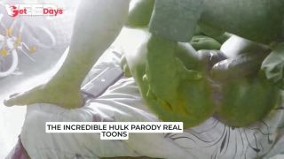 PARODY COSPLAY THE INCREDIBLE HULK HUGE COCK BIGGEST THICK DICK FUCKING SHEHULK