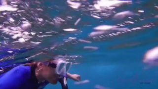 Snorkeling leads to fucking with Aria! Amateur!