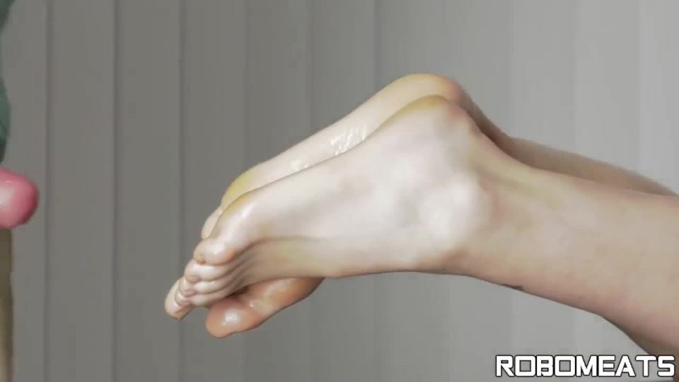 free video 24 hottest foot fetish Robomeats – Olive – The Hard On – Feeze Time, olive glass on feet porn