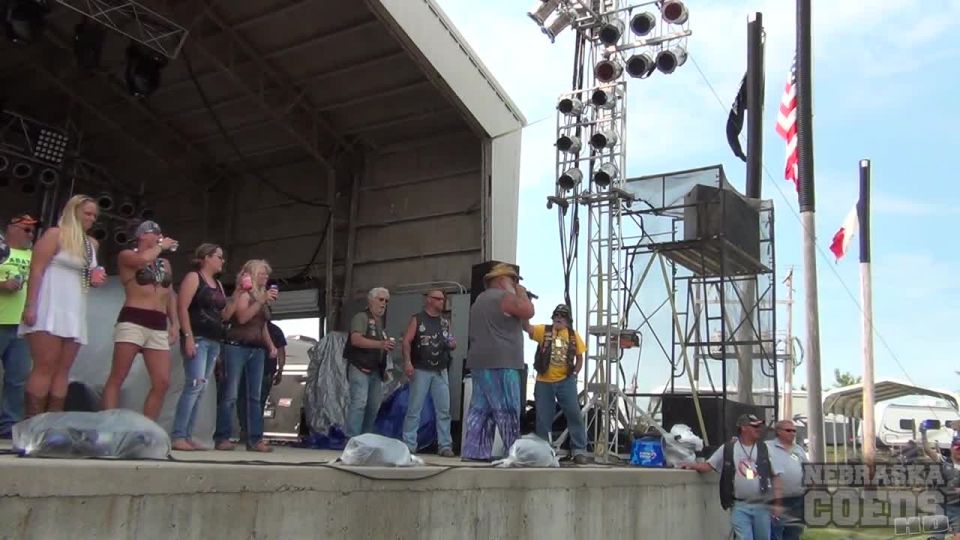 Abate Of Iowa 2015 Freedom Rally Thurday First Strip Contest Of The Weekend BigTits