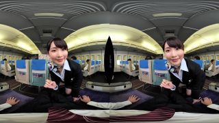 Kawagoe Yui, Nonomiya Misato, Kiritani Nao DSVR-582 【VR】 Hospitality Straddling With Uniform, Underwear, Naked Oma Co Air VR 2 - Stewardess