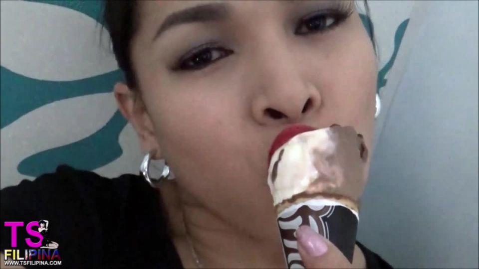 free porn video 11  TS Filipina in Lick Ice Cream, ts filipina on shemale porn