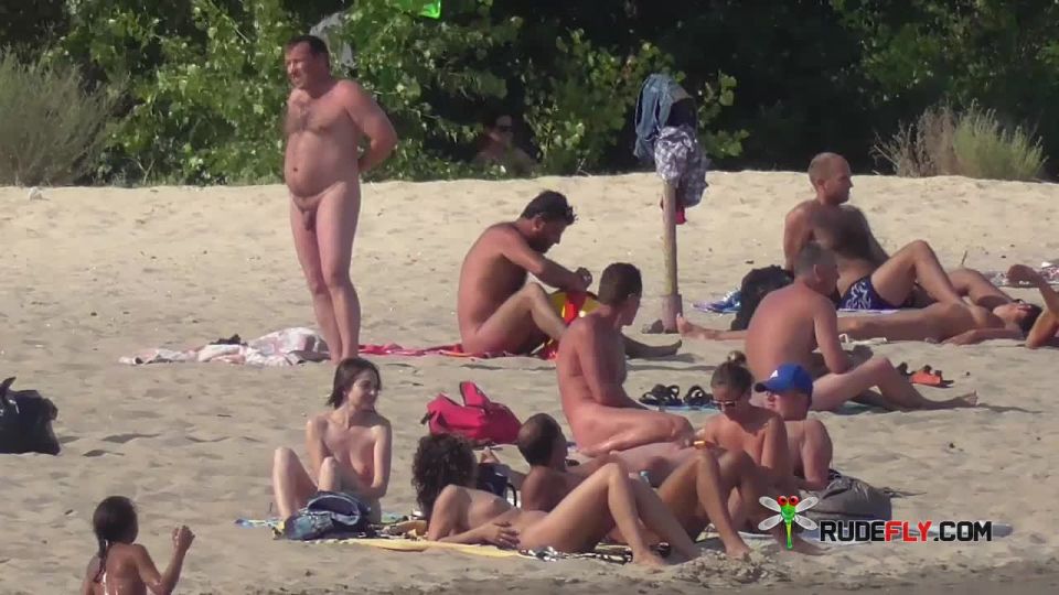 Nudist beach- happy girls  4