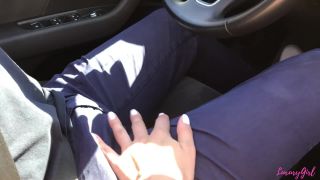 Outdoor Blowjob In The Car, Young Babe In A Cabriolet