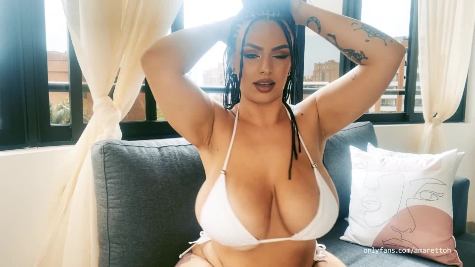 Onlyfans - Amaretto - amarettoh - amarettohBouncing my big fat tits topless part  because you wanted it - 02-08-2021