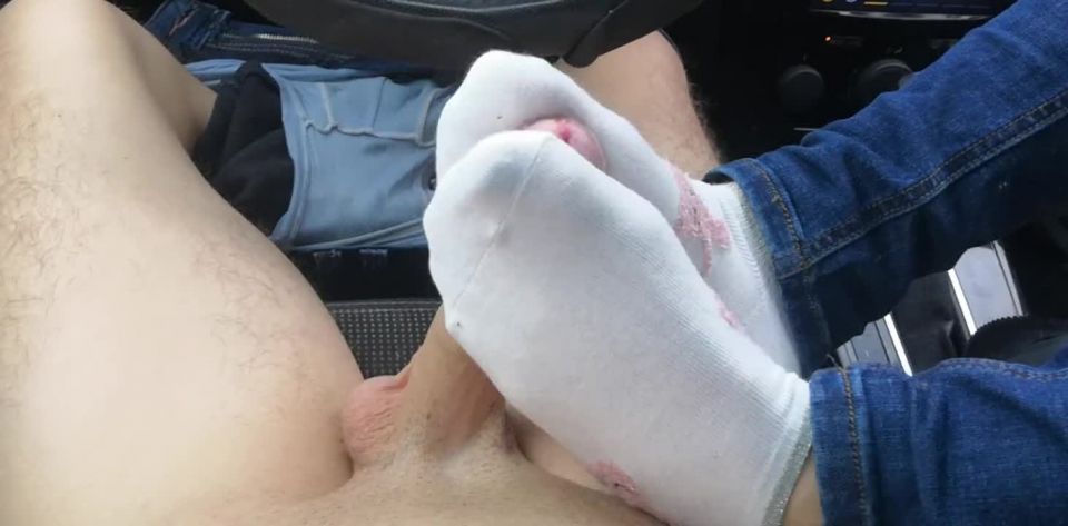 online xxx clip 46 Oksifootjob – Footjob And Sockjob And Handjob In Car | foot | handjob porn long toenails fetish