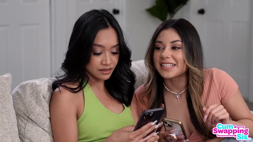 Jade Kimiko, Xxlayna Marie - Stepsis Knows A Thing Or Two About Semen And Sperm - S5:E5 - CumSwappingSis, Nubiles-Porn (SD 2021)