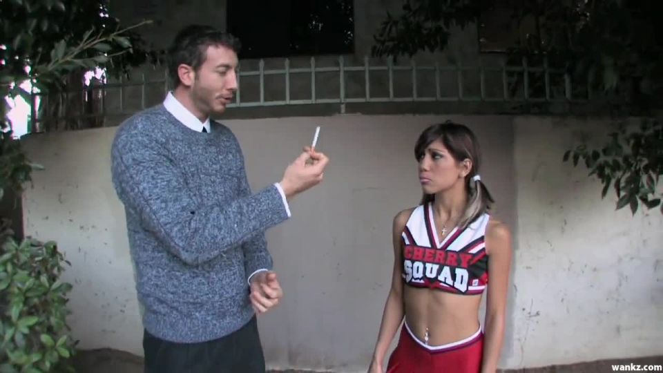 free porn clip 14 Tight Asian Cheerleader Gets Pussy Rocked By Teacher on feet porn forced foot fetish