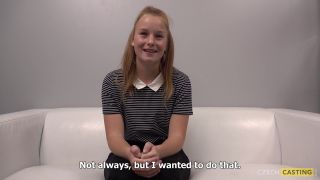 Barbora, 18 Years Old Teen Casting - Natural Tits Casting on 3d femdom orgasm control