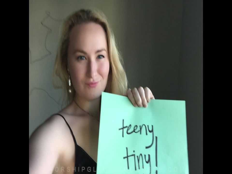 adult xxx clip 2 military femdom Glitter Goddess - Small Penis Humiliation (SPH), masturbation on masturbation porn