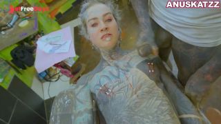 [GetFreeDays.com] Tattoo model Anuskatzz gets nipple piercings while anal fuck hardcore extreme rough sex BDSM fetish Sex Film April 2023