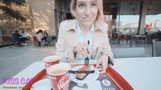 [SiteRip] POV Public in Wendis  Teen Sucking Dick   Drink Coffe with