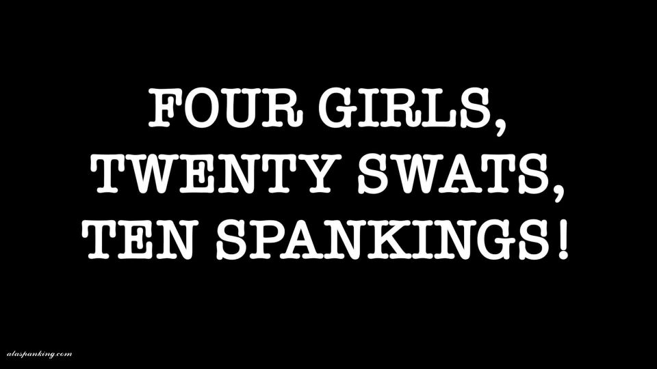 free adult video 32 Four Girls, Twenty Swats, Ten Spankings, Part 4 on bdsm porn the nylon leg fetish store