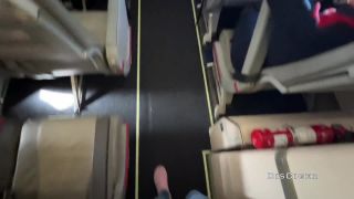 Risky Public Blowjob On a Plane Full Of People