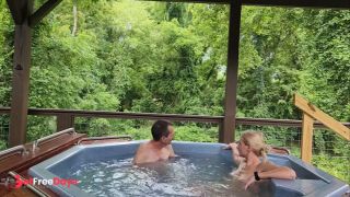 [GetFreeDays.com] Blonde milf wife relaxing in the hotub great blow job and hot tub sex Adult Stream April 2023