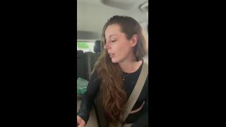 Nadia Foxx ORGASMIC RIDE DE CARRO LUSH TIME ft McDonalds Drive Thru (Pt 4)!!