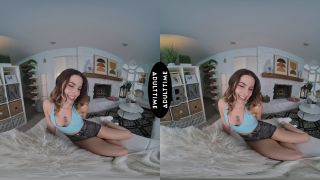 UP CLOSE VR  POV MULTIPLE QUIVERING ORGASMS With Natural Hottie Chanel 