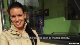 Angie Emerald - Stunning natural czech model is offered cash for hot public sex - Pornstar