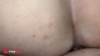 POV MILF Rides Reverse Cowgirl and Gets Creampied  Close-Up Finish