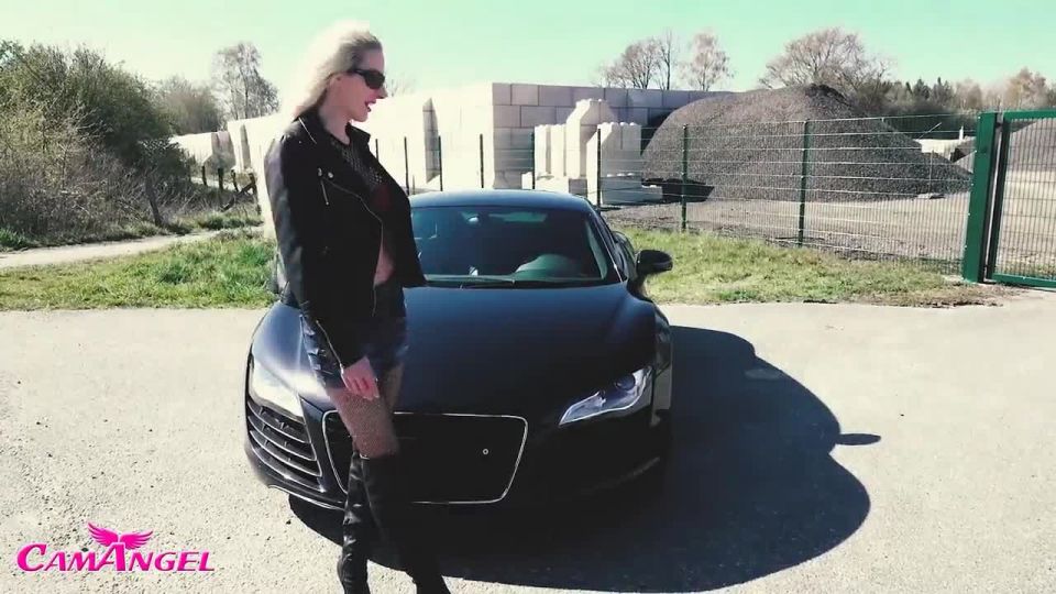 xxx video clip 45 MyDirtyHobby presents CamAngel – Audi R8 Probefahrt und Outdoor Sex - fetish - femdom porn femdom male chastity