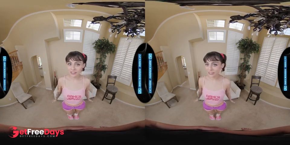 [GetFreeDays.com] Your Tattooed Gamer Roommate Cant Afford Rent - Angel Windell - LethalHardcoreVR Sex Film July 2023